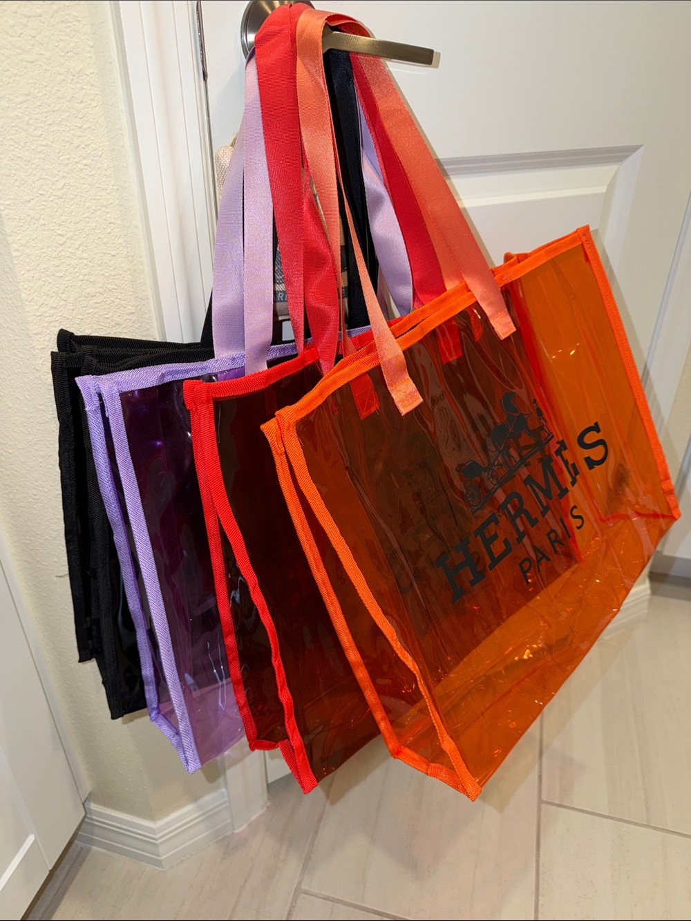 Reusable plastic jelly like totes